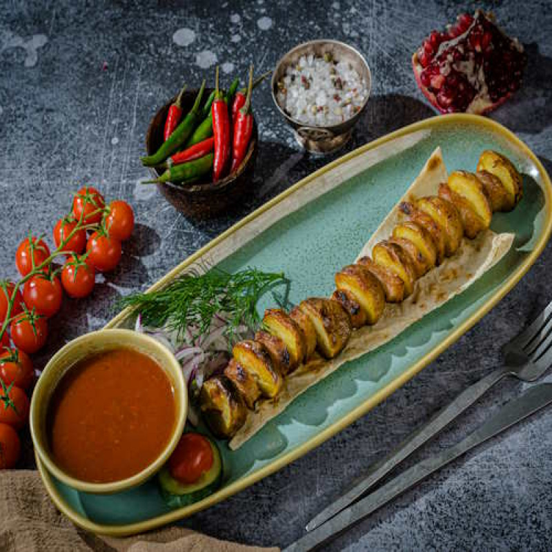 Картофель с курдюком